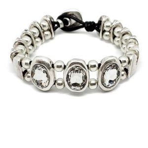 Handmade pewter bracelet. Made in Turkey.